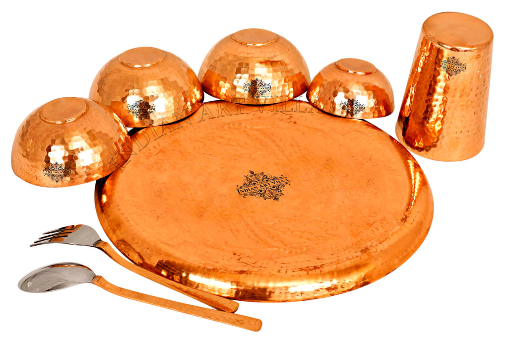 Copper Thali/Dinner Sets