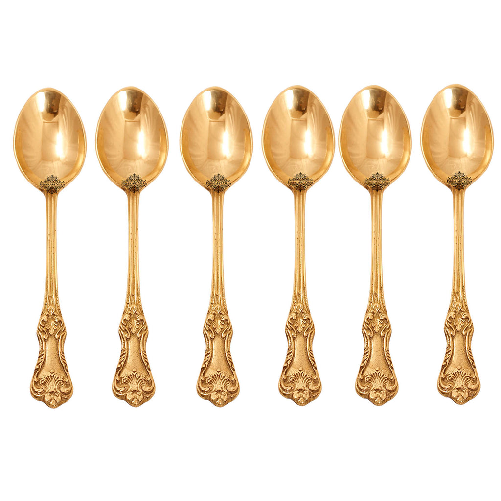 Brass Designer Baby Spoon