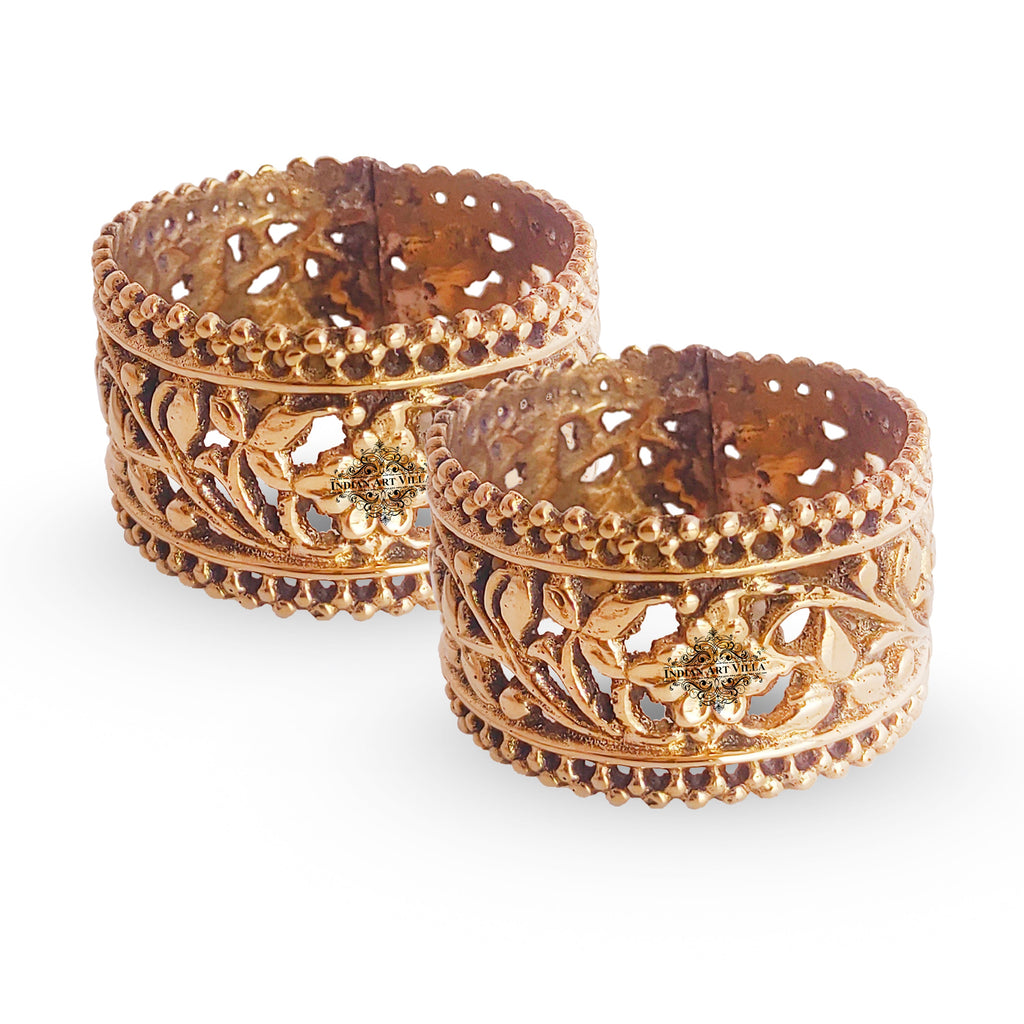 Indian Art Villa Designer Brass Napkin Ring, Diameter:- 1.77" Inch