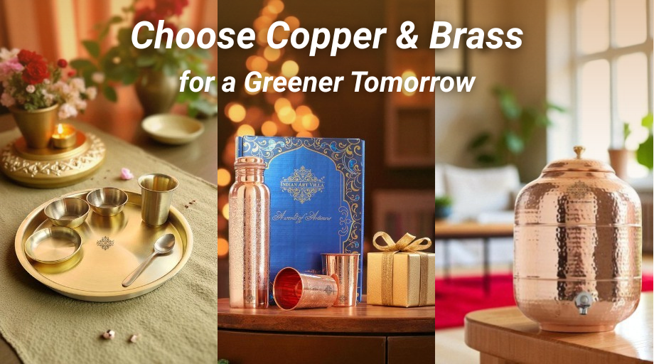 Eco-Friendly Living with Grace: The Benefits of Copper & Brass Utensils