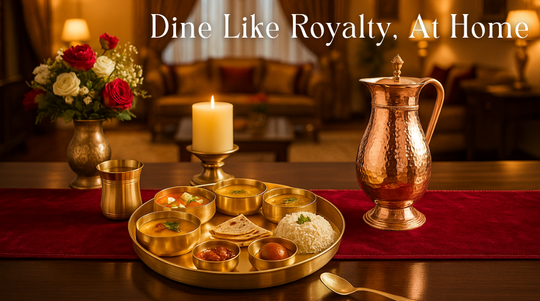 How Copper & Brass Tableware sets Transforms Your Home into a Hotel Experience