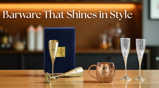 Copper, Brass & Silver Plated Barware: Timeless Elegance Meets Modern Mixology