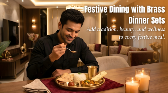Why Brass Dinner Sets Are Perfect for Festive Occasions in India