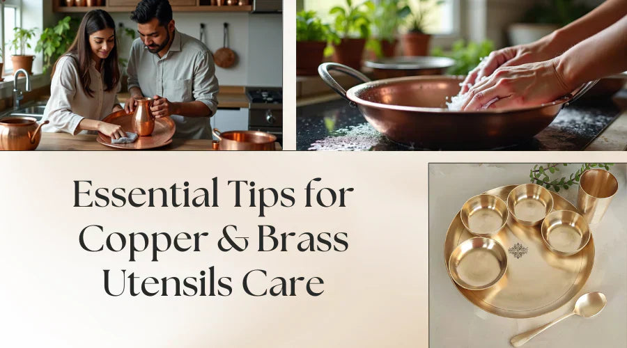 How to Use, Clean & Maintain Copper and Brass Utensils