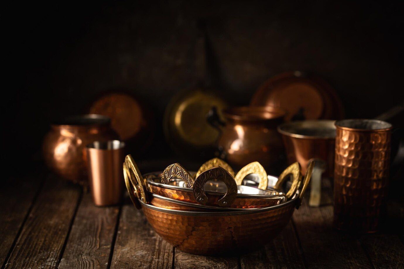 Benefits of Brass Utensils: Revamp your kitchen with Brass Vessels –  Ashtok, Brass