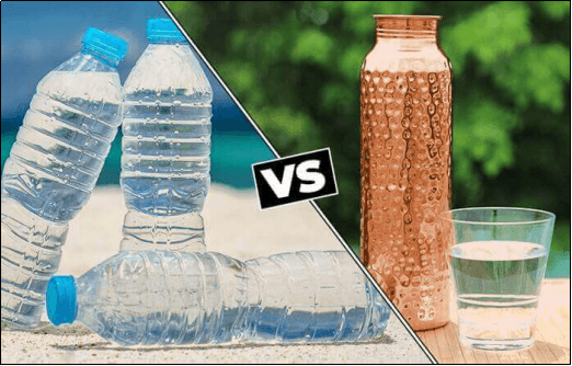 5 Reasons Why Copper Water Bottle Is Better Than Plastic Water Bottle
