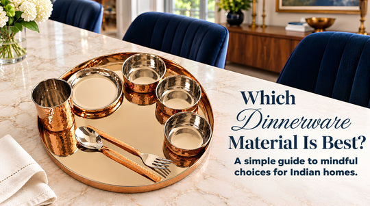 Which Dinnerware Set Material Is Best for Health? A Simple Guide for Indian Homes
