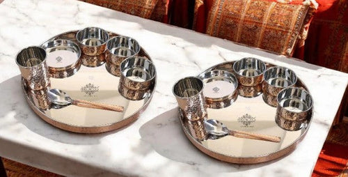 Copper Thali/Dinner Sets