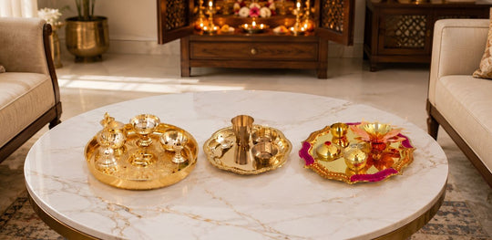 Brass & Copper Pooja Thali