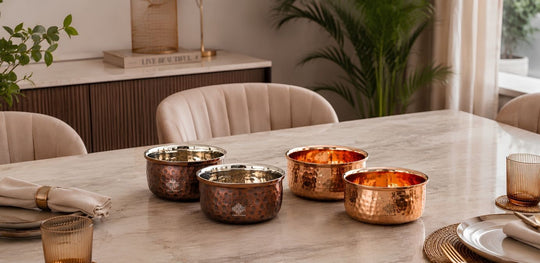 Copper Bowls & Pots