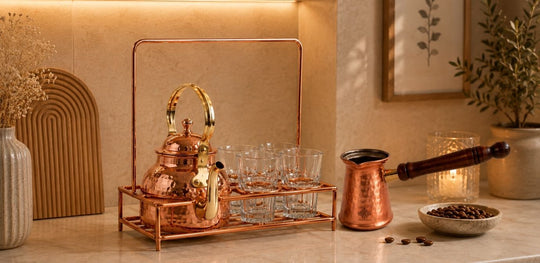 Unique Copper Tea Pots/Containers