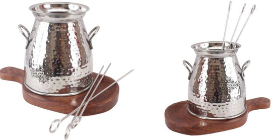 Steel Barbecue and food warmers