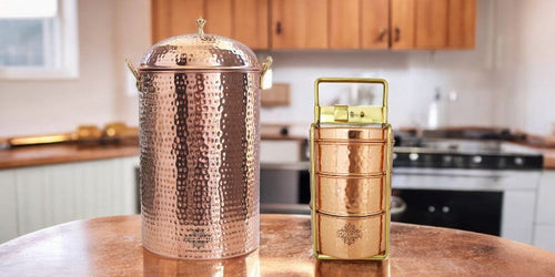 Copper Storage Container Box