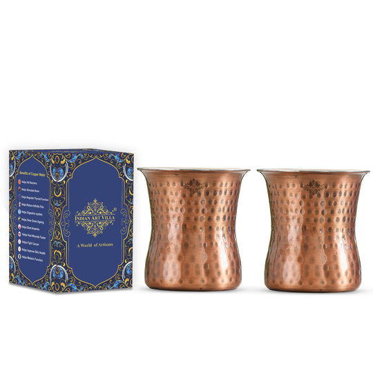 Pure copper glass for wellness hydration lifestyle