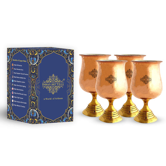 Copper wine glass artisan crafted 