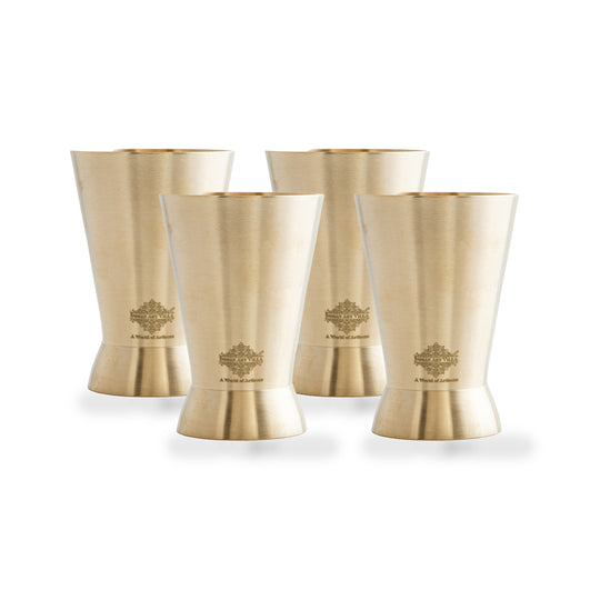 Brass Matt Finish Rugail Glass