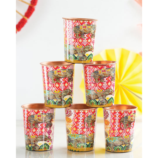 Copper drinkware elegant handcrafted kitchen design