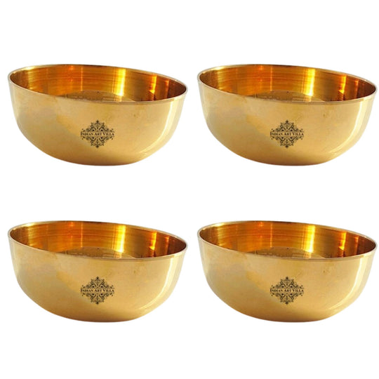 Pure Bronze Plain Katori Bowl – 8.5 cm