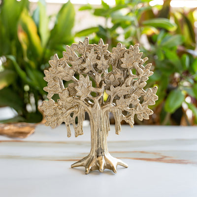 Brass Finish Kalpvriksh Tree – Vastu & Fengshui Decor