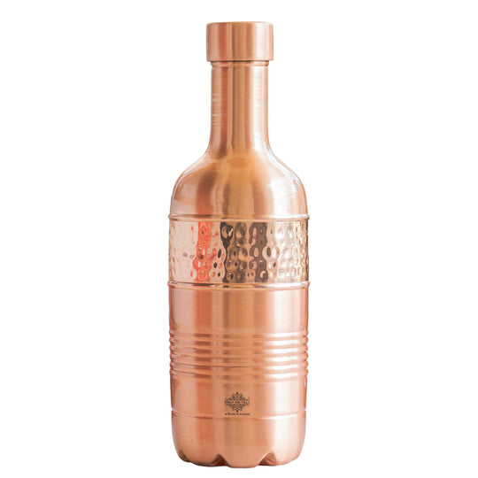 Pure Copper Water Bottle With Maharaja Style