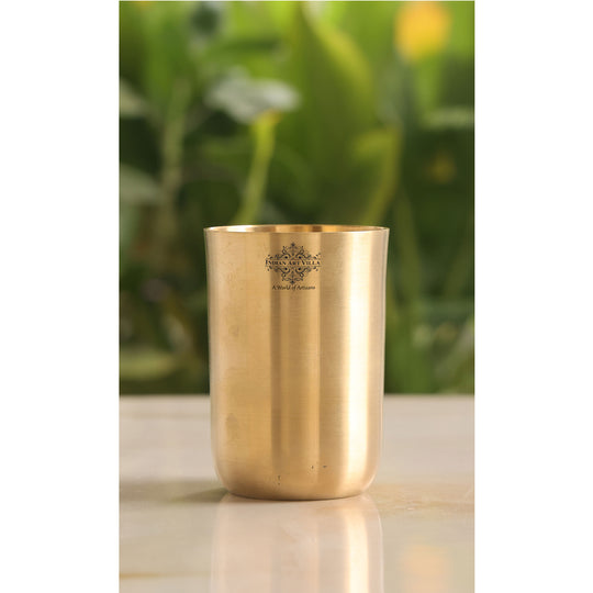 Pure Brass Matt Finish 7 Pieces Dinner Set / Thali Set, Dinnerware, Tableware