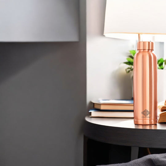 Doctor's Choice Pure Copper Water Bottle with Ergonomic Design