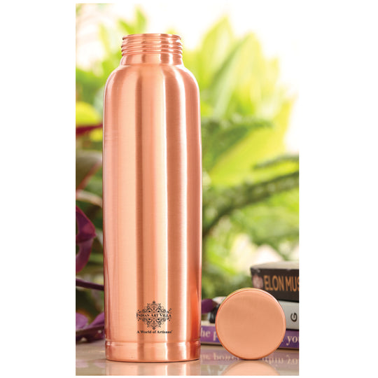 Doctor's Choice Pure Copper Water Bottle with Ergonomic Design