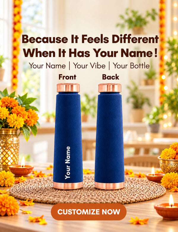 Customize now, copper bottle with your name