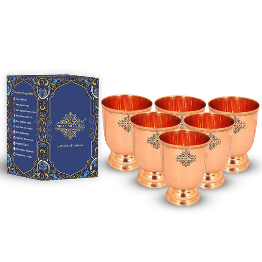 Copper tumbler for home kitchen use