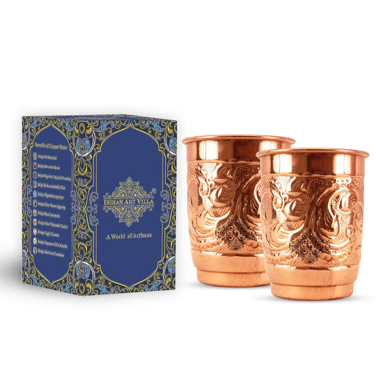 Copper drinkware handmade India style