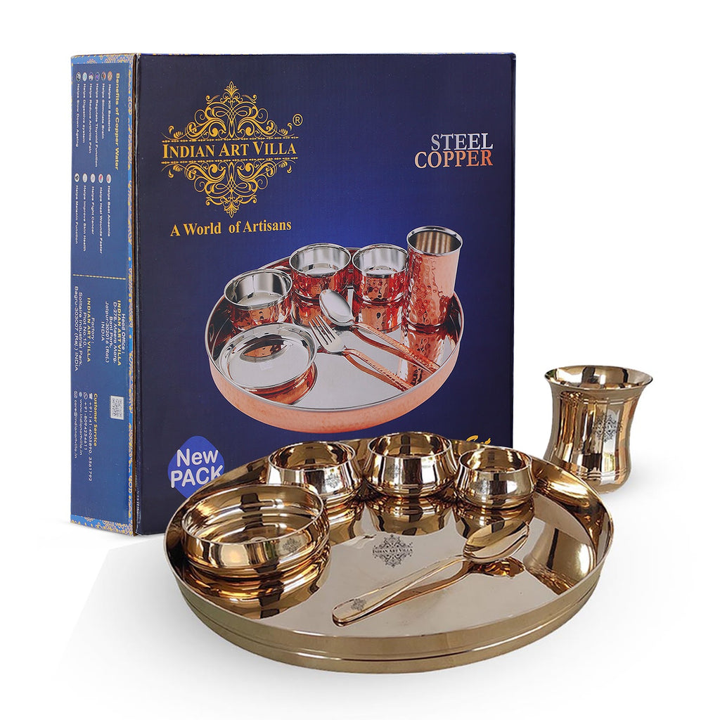 Bronze Dinner Set Buy Bronze Serveware Online INDIAN ART VILLA