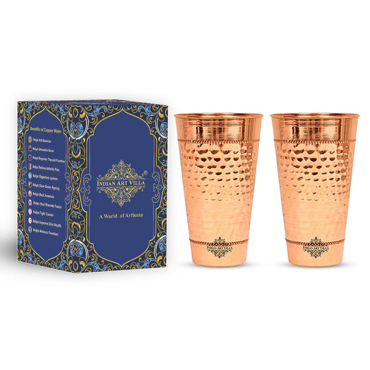 Handmade copper tumbler for kitchen drinking