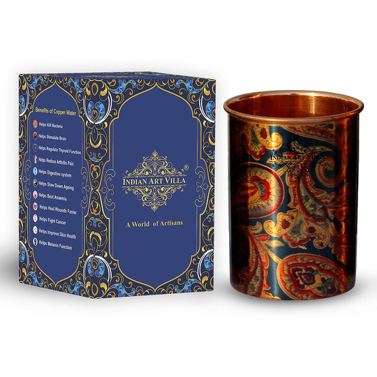 Copper glass crafted for hydration wellness