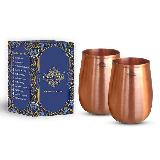 Pure Copper Dome Shape Glass 350 ML