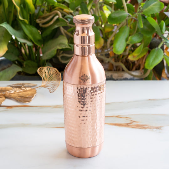 Copper Bottle With Champagne Bottle-Inspired Shape | 1350 ML
