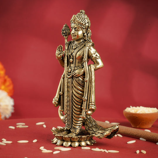 Pure Brass Murgan Murti