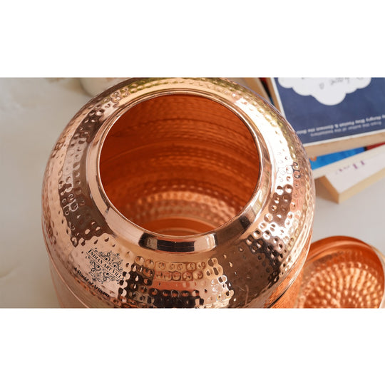 Handmade Pure Copper Water Pot Tank Dispenser | Storage, Drinkware