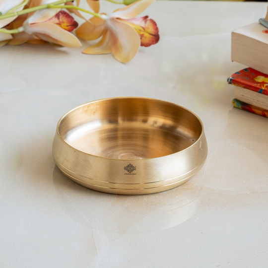 Pure Brass Pudding Plate
