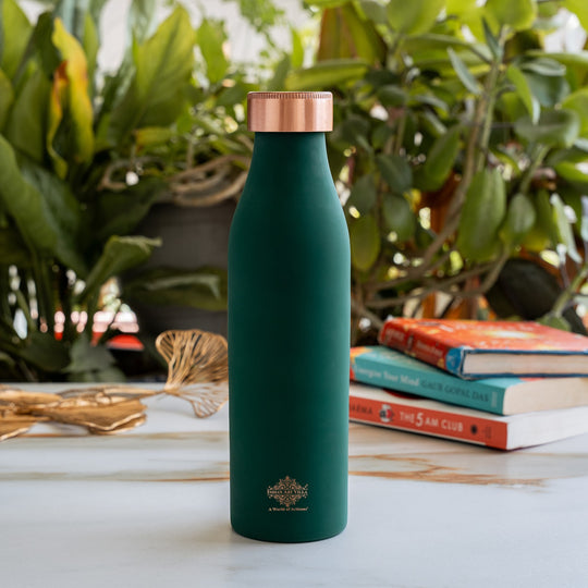Copper Bottle with Silk Finish 900 ML