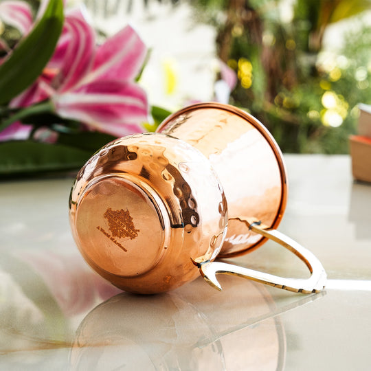 Copper tumbler for healthy hydration
