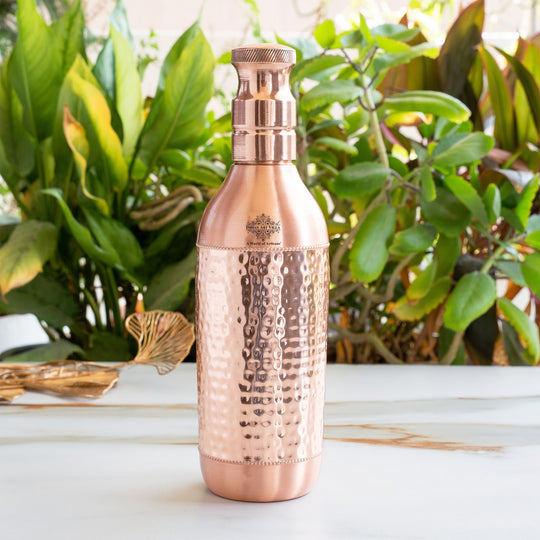 Copper Bottle With Champagne Bottle-Inspired Shape | 1350 ML