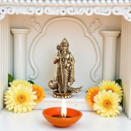 Pure Brass Murgan Murti