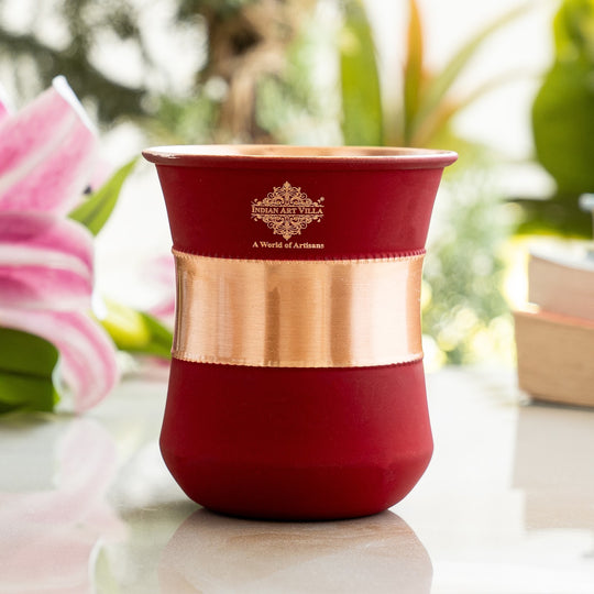 Copper drinkware handcrafted premium design India