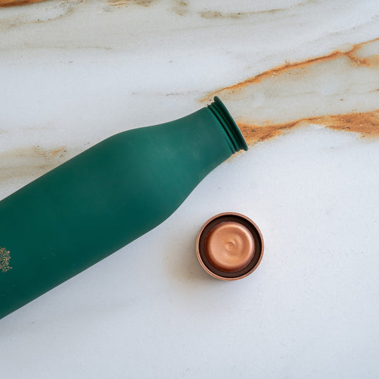 Copper Bottle with Silk Finish 900 ML