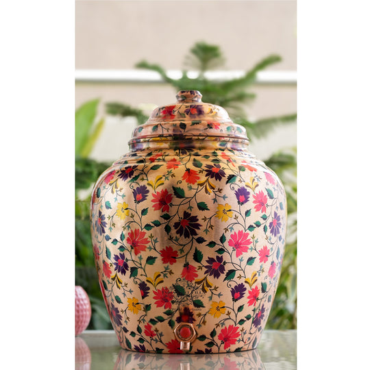Full size guide for 5 litre copper matka  – copper water pot 