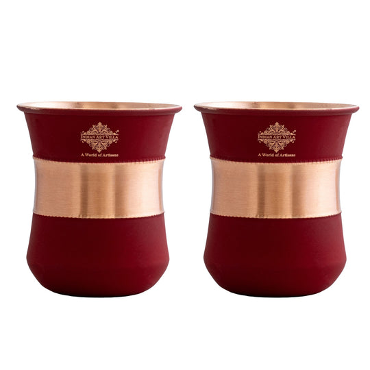 Copper glass embossed handcrafted elegant design