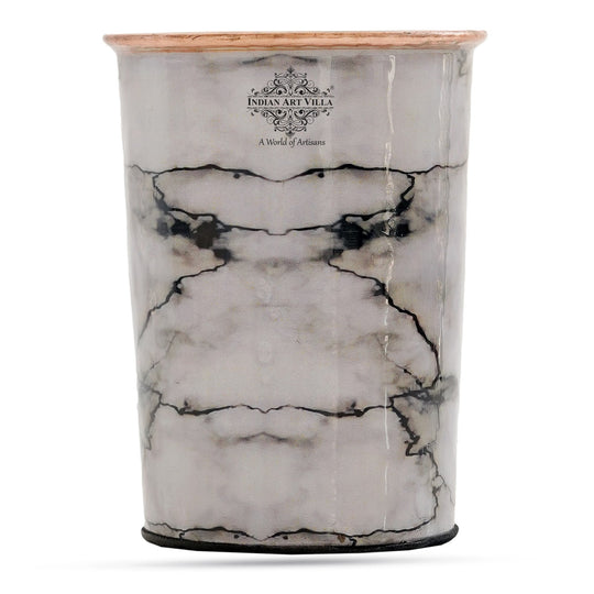 Artisan copper tumbler for natural water use