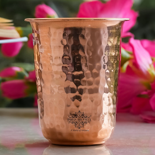Ayurvedic copper glass handmade design