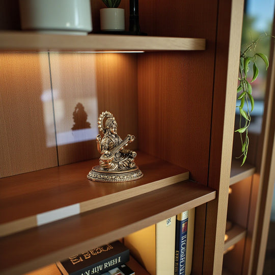 Pure Brass Goddess Saraswati ji Idol