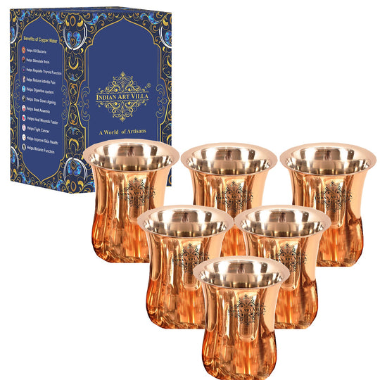 Traditional copper drink vessel Indian style